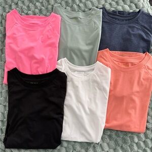 Women’s Short Sleeve Tees - Bright Pink, Sage, Navy, Coral, Black, White